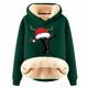 thumbnail image 1 of WILLBEST Sudadera para Mujer con Estampado de Letras Navideñas, de Lana Gruesa, Cálida para El Invierno Sudadera de Moda XX-Grande, 1 of 4