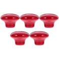 thumbnail image 4 of 5pcs Durable Round Ceramic Kitchen Cupboard Cabinet Drawer Door Knobs Pull Handles - Size S (Red), 4 of 4