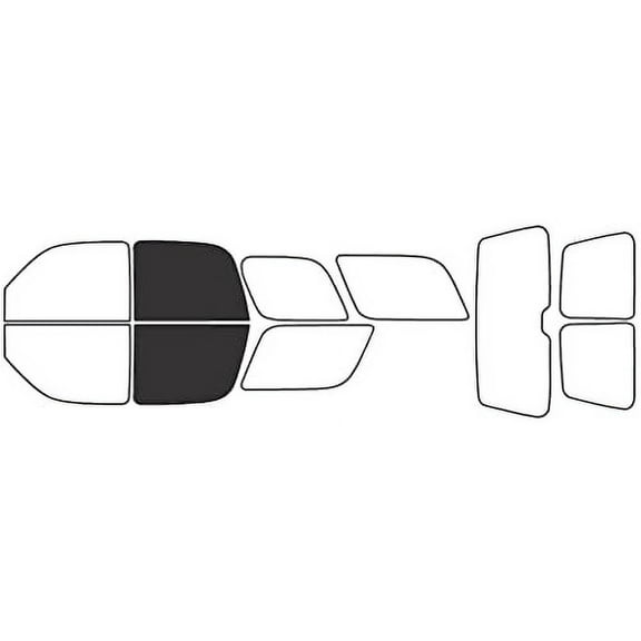 Rvinyl Car Window Pre Cut Tint Film Kit Back 20% Single Ply Fit Chevrolet Tahoe 2000-2006