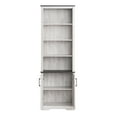 thumbnail image 4 of Prepac Rustic Ridge Washed White 26" W x 79.75" H x 12.5" D Bookcase, 4 of 12