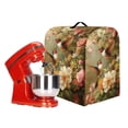thumbnail image 6 of TSOVTHRID Hummingbird Peony Flower Print Mixer Cover for 4.5-5 Quart Stand Mixer Reusable Stand Mixer Dust Cover Reusable Small Appliance Covers with Top Handle and Pockets for Extra Accessories,S, 6 of 7