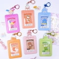 thumbnail image 2 of Sanrios Photocard Holder Kuromi Mymelody Hello Kitty Meal Card Protective Cover Students Bus Card Holder Storage Case Keychain FGS, 2 of 7