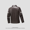 thumbnail image 4 of LOVZFMLL Jackets for Men's Fashion Men's Leather Motorcycle Jackets Casual Coats, 4 of 7