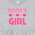 thumbnail image 4 of Inktastic Nana's Girl Grandchild Girls Baby Dress, 4 of 5