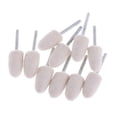 thumbnail image 2 of 10Pcs 3mm1/8'' Metal 4-16mm Coned Felt Head Grinding Mounted Point Polishing Tool 12mm, 2 of 8