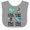 Heather and White, variant on Inktastic Earth Day Plant a Tree Save the Bees Save the Seas Love Your Mother Earth Boys or Girls Baby Bib