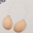 thumbnail image 2 of Women Nipple Covers Breast Pasties Knit Self-adhesive Invisible Nipple Stickers Breast Covers, 2 of 5