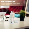 thumbnail image 3 of HINTRMENT Panier de Rangement Portable pour Courses Paniers de Cuisine pour Rangement Blanc 1Pcs, 3 of 7