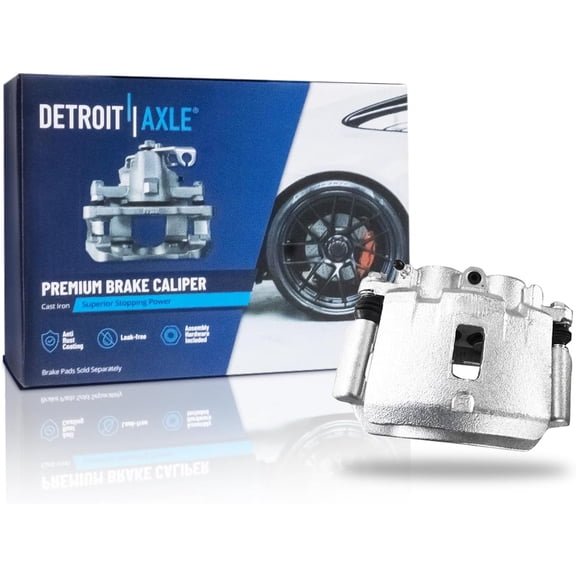 Detroit Axle - Rear Right Brake Caliper for 2003-2020 Chevrolet GMC Express Savana 2500 3500 Disc Brake Caliper w/Bracket Replacement Brake Caliper