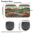 thumbnail image 4 of Yuyamidu Cactus Sunshade for Car Windshield Desert Car Sun Shade for Windshield Anti-Dirty Window Sun Shade Car Sun Visor Car Window Glare Max UV Rays, 4 of 7