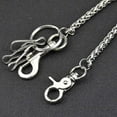 thumbnail image 3 of LLC Metal Wallet Chain with Lobster Clips, 38cm Length and 3 Key Rings - Ideal for Pants or Purse, 3 of 5