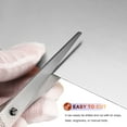 thumbnail image 4 of 2Pcs 304 Stainless Steel Sheet Plate, 6" x 6", 20 Gauge (0.8mm) Thickness, Stainless Steel Plate with Gloves(Silver), 4 of 7