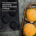 thumbnail image 2 of Poêle à Hamburger en Silicone Lavable avec Trou, Forme de Pain Réutilisable pour Pain Sans Gluten, 2 of 9