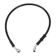 thumbnail image 3 of WESIEVYA 1Set Simple Black Nylon Iron Motorcycle Brake Hose for Durable Braking System 50X0.7Cm, 3 of 7