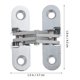 thumbnail image 2 of unbranded Bisagra Invisible Para Puerta De Casa En Aleación De Zinc Plata Ajustable Y Resistente, 2 of 8
