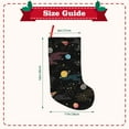 thumbnail image 3 of KLL Galaxy for 18" Christmas Stocking Snowman Xmas Stocking Holiday Christmas Decoration Gifts for Family Kids, 3 of 8
