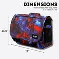 thumbnail image 6 of J World Unisex Thomas 16" Messenger Bag With Laptop Sleeve For School And Travel, Galaxy, 6 of 9