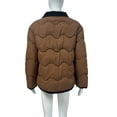 thumbnail image 5 of Eternatastic Women's Puffer Jacket Lightweight Quilted Padded Coats Winter Button Down Outwear with Pockets, 5 of 6