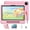 Light Pink, variant on POCKAM P10 Kid 10 inch Tablet, 32GB RAM + 64GB ROM, 90Hz Android 16 Kids Tablet with Gemini AI, Quad-Core T310, 10.1'' IPS HD Screen, 7000mAh, 5G WIFI, Stylus Pen, Silicone Case