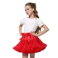 thumbnail image 4 of Tulle Skirt Layers Red Tutu Elastic Waist Girls Ballet Tutus Christmas Skirt 3-4 Years, 4 of 7