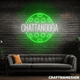 thumbnail image 2 of Craftnamesign Chattanooga Neon Sign, Pickleball Club Wall Decor, Pickleball Wall Art, 2 of 5