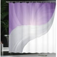 thumbnail image 3 of Ambesonne Contemporary Shower Curtain, Modern Art Stripes, 69"Wx75"L, Pale Grey, 3 of 4