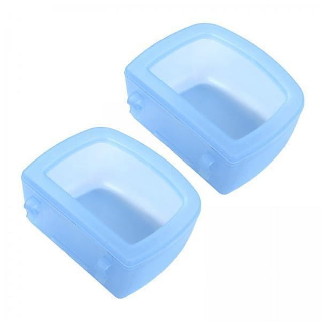 3x 2 Piezas de Cuencos Colgantes para Jaulas de Mascotas, Cuenco para Agua Y Bebida, Fácil de Montar para Jaulas de Alambre O Jaulas para Gatos, Pájar 3 piezas