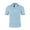 Light Blue, variant on SROBPTY Mens Summer Shirts, Short Sleeve T Shirts for Men, Mens Solid Color Collared Short Sleeve Shirts White,S