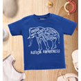 thumbnail image 4 of Shop4Ever Autism Awareness Elephant  Toddler's Cotton T-Shirt 4T Royal Blue, 4 of 6