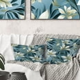 thumbnail image 3 of Designart "Seaside Leaf Symphony III" Tropical Printed Throw Pillow, 3 of 5