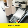 thumbnail image 4 of (100 Rolls) 2 1⁄4” x 60’ Receipt Paper Rolls Thermal Receipt Paper Rolls for Thermal Printers, Clover Machines, Square Terminals, Credit Card Terminals, 4 of 7