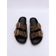 thumbnail image 3 of Women Sequin & Buckle Decor Slides, Fashion Summer Flatform Slides, 3 of 4