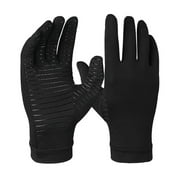 Copper Compression Full Finger Arthritis Gloves Highest Copper Fitness Protection Gloves Non-slip Fit for Men & Women