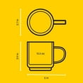thumbnail image 3 of czcpp-Haven Stackable Double Wall Glass Mugs, Set of 2 (13.5oz) Insulated Coffee Cups, Double Wall Glass Coffee Cups, Tea Cups, Latte Cups, Cappuccino Cups, Clear Mugs Set of 2, 3 of 4