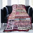 thumbnail image 3 of Grandma Gifts Blankets from Granddaughter Mothers Day Blanket Gifts for Grandma Birthday Gifts for Grandma Christmas Thanksgiving Gifts Ideas Throw Blankets 50"x60", 3 of 6