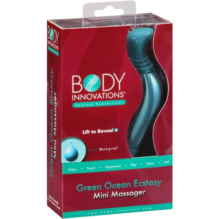 Body Innovations Sensual Expressions Green Ocean Ecstasy Mini Massager