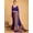 Purple Monster, variant on Soft Lichi Silk Stunning Weaving Work Wide Border Festive Wear Saree – Black