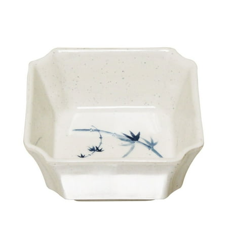 

Blue Bamboo 4 Oz 3 1/8 Square Bowl Melamine Pack of 6 2 packs