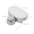thumbnail image 2 of GOOHOCHY 4pcs Mirror Holder Clips Zinc Alloy Glass Mirrors Clips Easy to Install Mounting Clamps Secure Fixing Retainer Holders for Home Hotel Bathroom, 2 of 8