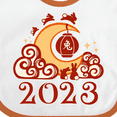 thumbnail image 4 of Inktastic 2023 Chinese New Year Rabbit Boys or Girls Baby Bib, 4 of 4