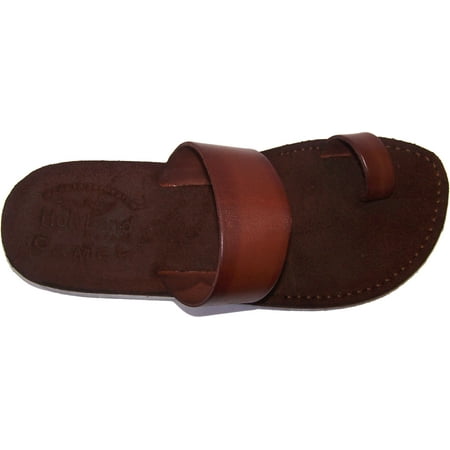 Holy Land Market Genuine Leather Suede Bottom Biblical Sandals (Jesus) Suede IV
