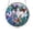 L, variant on POLISE Spaces Acrylic Jigsaw Puzzle Suncatcher Dream Catchers For Adults Butterfly Blue Floral Tiffany Style Stained Glass Decor 7.4Inch Mother's Day Gifts