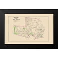 thumbnail image 2 of Hurd 24x16 Black Modern Framed Museum Art Print Titled - New Haven, North Connecticut North Part - Hurd, 2 of 5