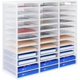 thumbnail image 1 of Compartments  Capacity Letter Tray  Adjustable Mail Organiser Storage Compartments  Stackable Document Tray  Desk Paper Tray Organiser for Office/Home/School, 1 of 6
