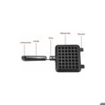 thumbnail image 4 of Cast Iron Waffle Maker, Waffle Mold Cast Aluminum Base Stovetop Belgium Waffle Maker Household Kitchen Gas Non-Stick Waffle Pan, 4 of 4
