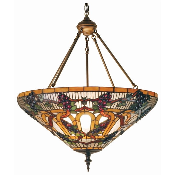 Meyda Tiffany 65651 3 Light 20" Wide Pendant - Tiffany Glass