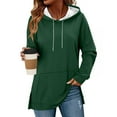 thumbnail image 6 of Haivin Hoodies for Women Casual Oversized Long Sleeve Sweatshirts Winter Fall Outfits Pullover Tops with Pockets, 6 of 7