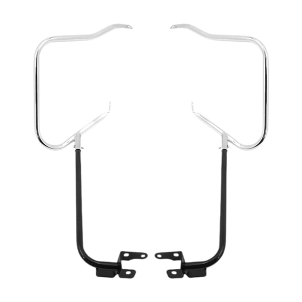 2 piezas de soporte para alforja trasera, barra protectora, barra de choque, componente de motocicleta, alforjas Argén