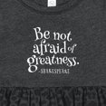 thumbnail image 4 of Inktastic Shakespeare Be Not Afraid of Greatness Girls Baby Dress, 4 of 5