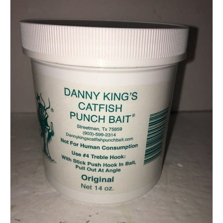 Danny Kings Catfish Punch Bait Original Flavor Fish Fishing Channel-SHIPS N (Best Channel Catfish Bait)